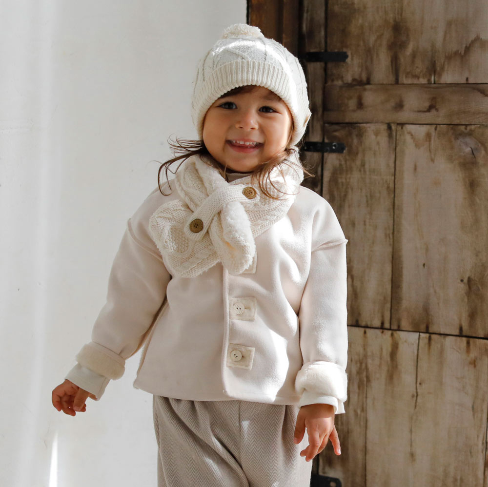 【今季分完売】帽子とマフラーギフトセット　きなり●