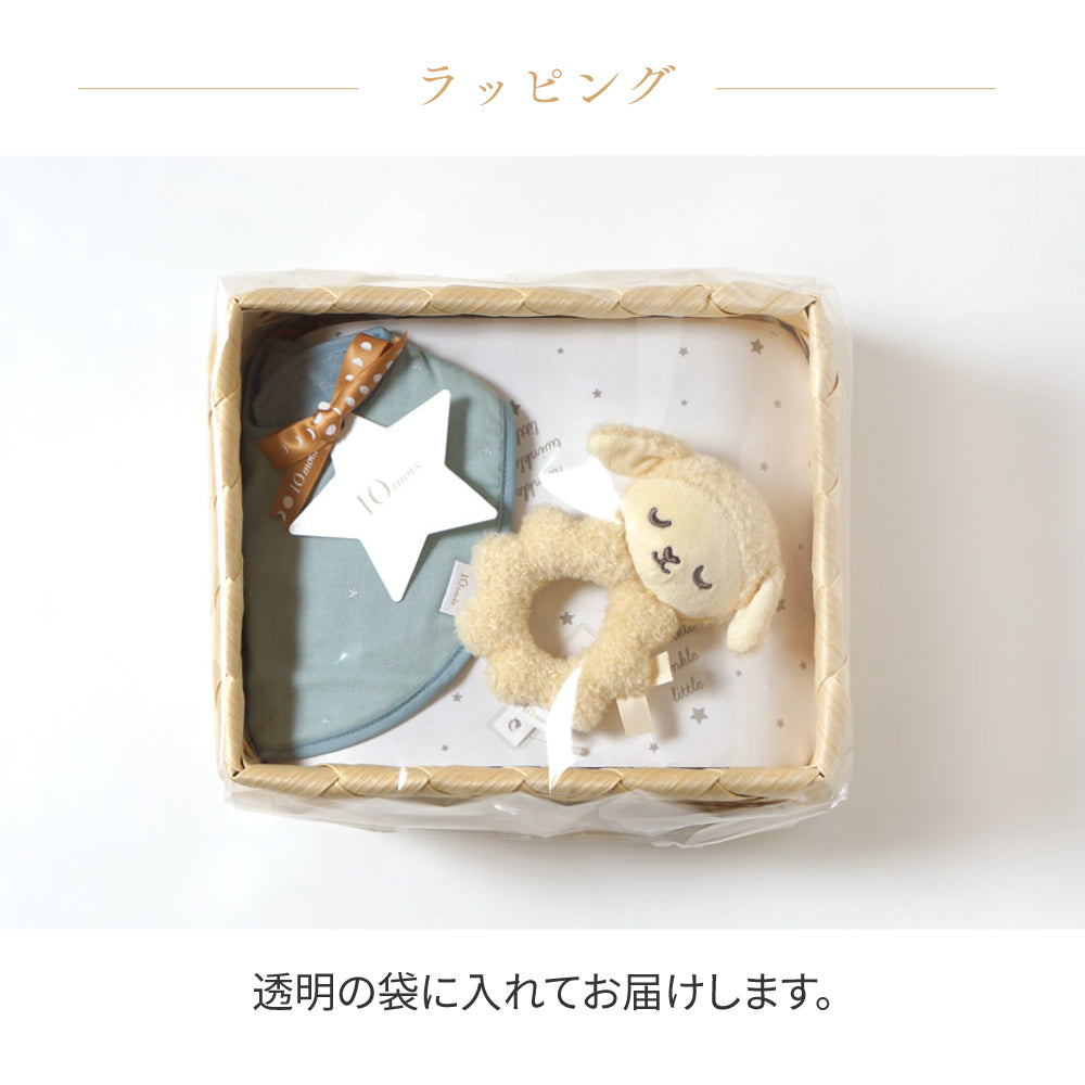 かごギフトL イブル・チェリードゥドゥ うさぎ / 出産祝い