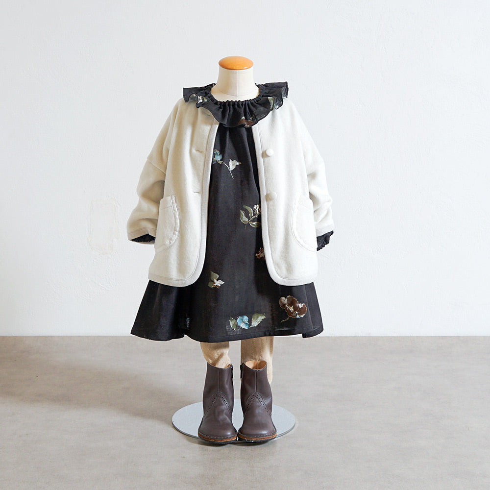 シャギーウォームブルゾン ライトグレー 80・90・100・110cm / ベビー服