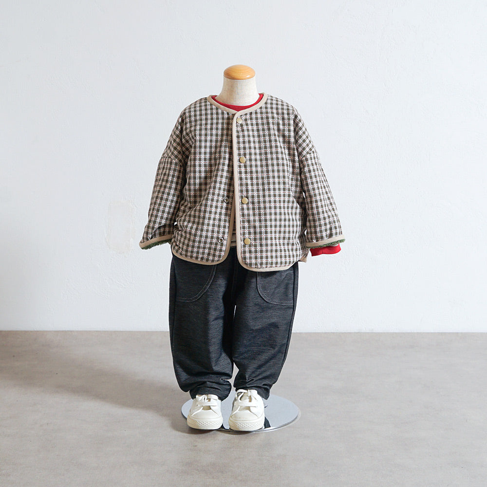 ストレッチポケットパンツ ブラック 80・90・100・110cm