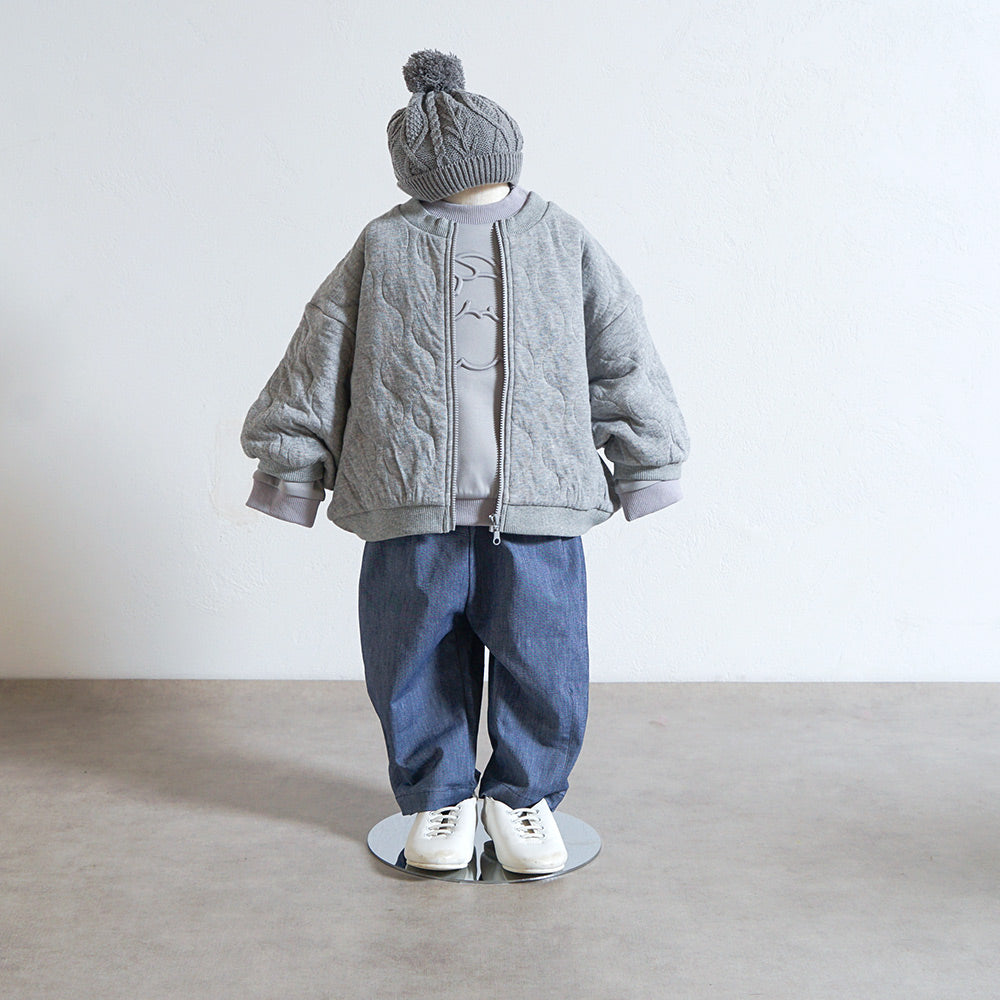 cloudジップブルゾン グレー 80・90・100・110cm
