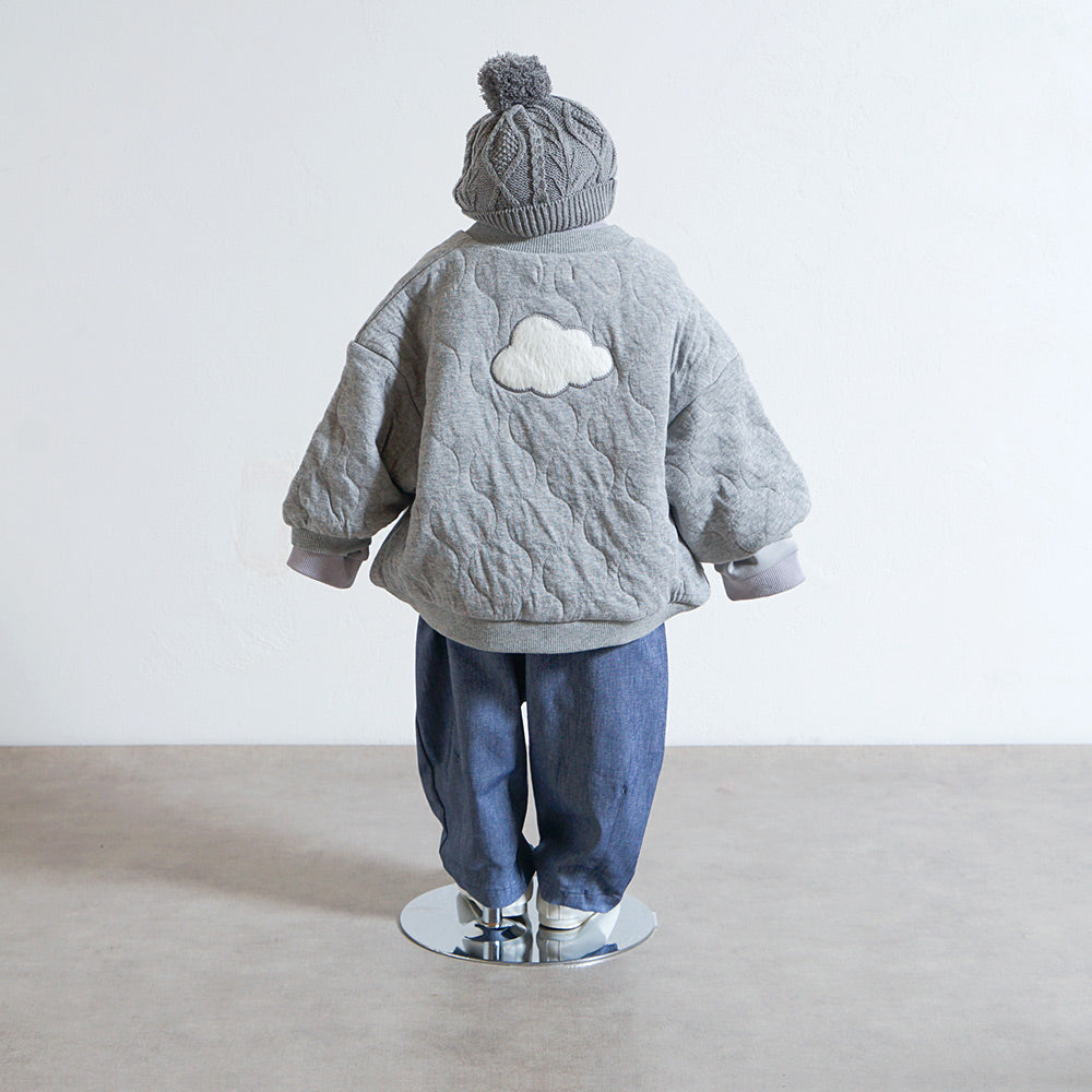 cloudジップブルゾン グレー 80・90・100・110cm
