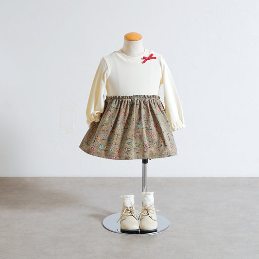 リバティBambiボディオール ベージュ 70・80cm