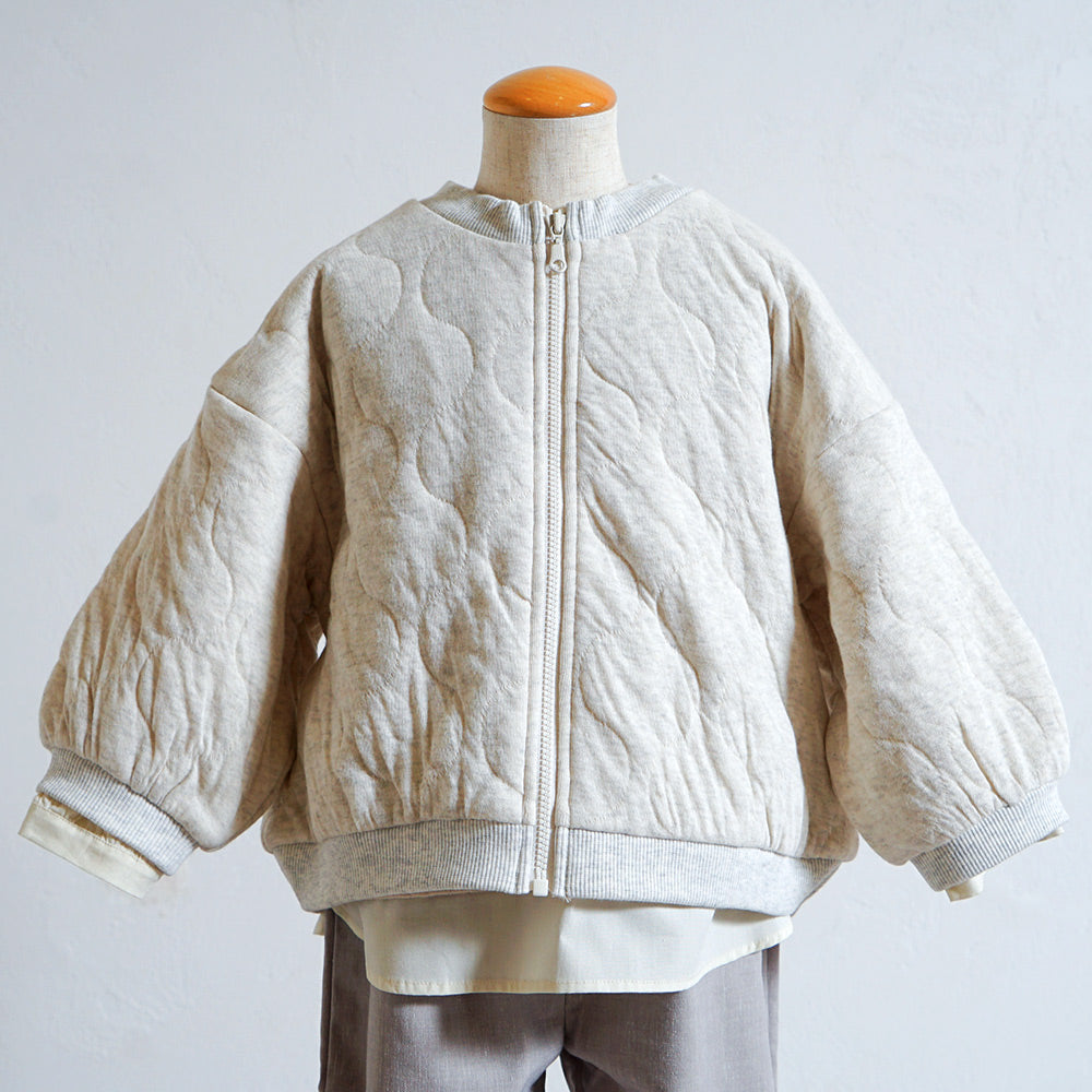 cloudジップブルゾン オートミール 80・90・100・110cm