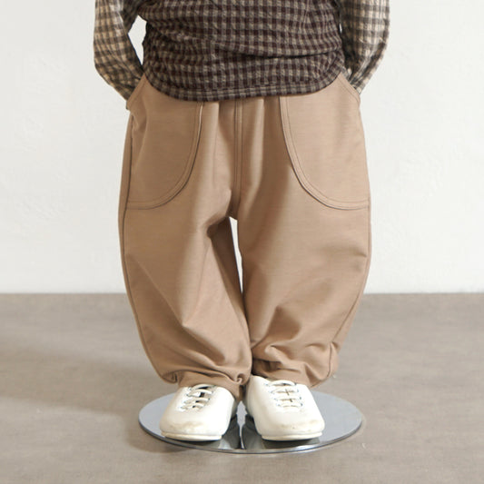 ストレッチポケットパンツ ベージュ 80・90・100・110cm