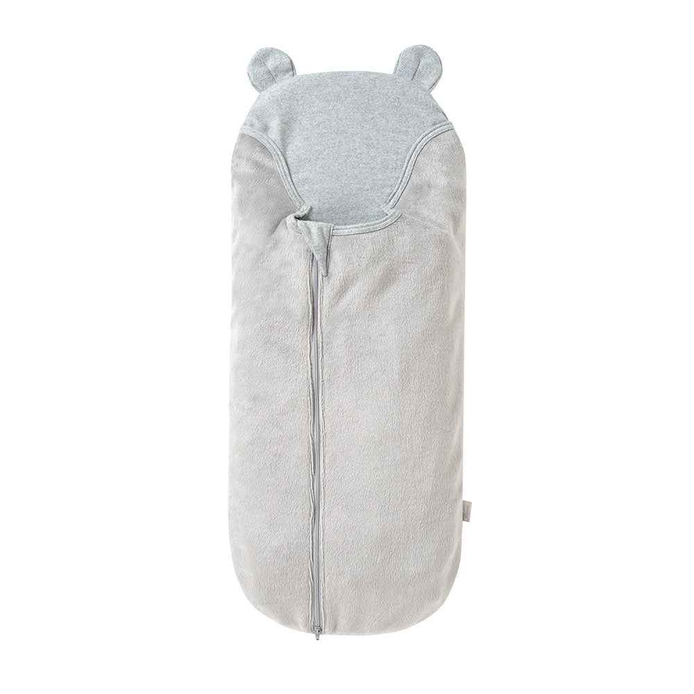 たまごマットおくるみ sleep 起毛ベロア グレー