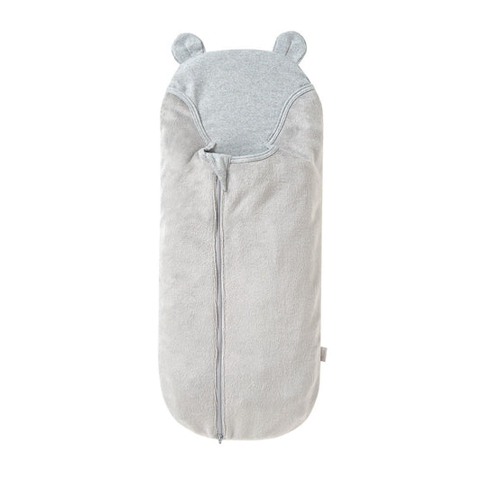たまごマットおくるみ sleep 起毛ベロア グレー