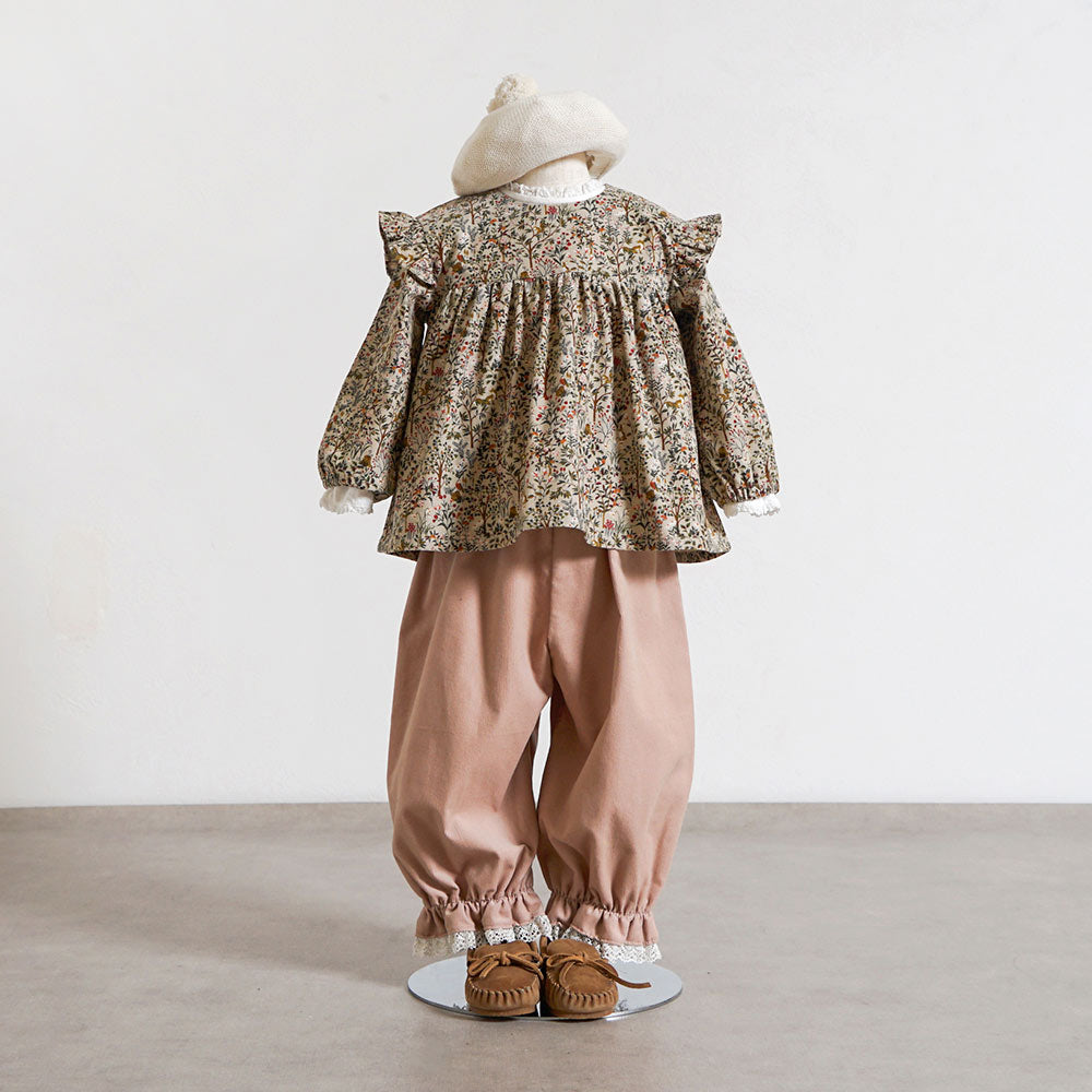 forestコーデュロイチュニック ベージュ 80・90・100・110cm