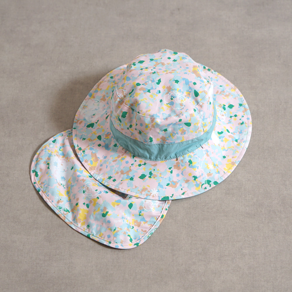 CLOUD MOIS リバーシブルハット flower cloud(花雲)