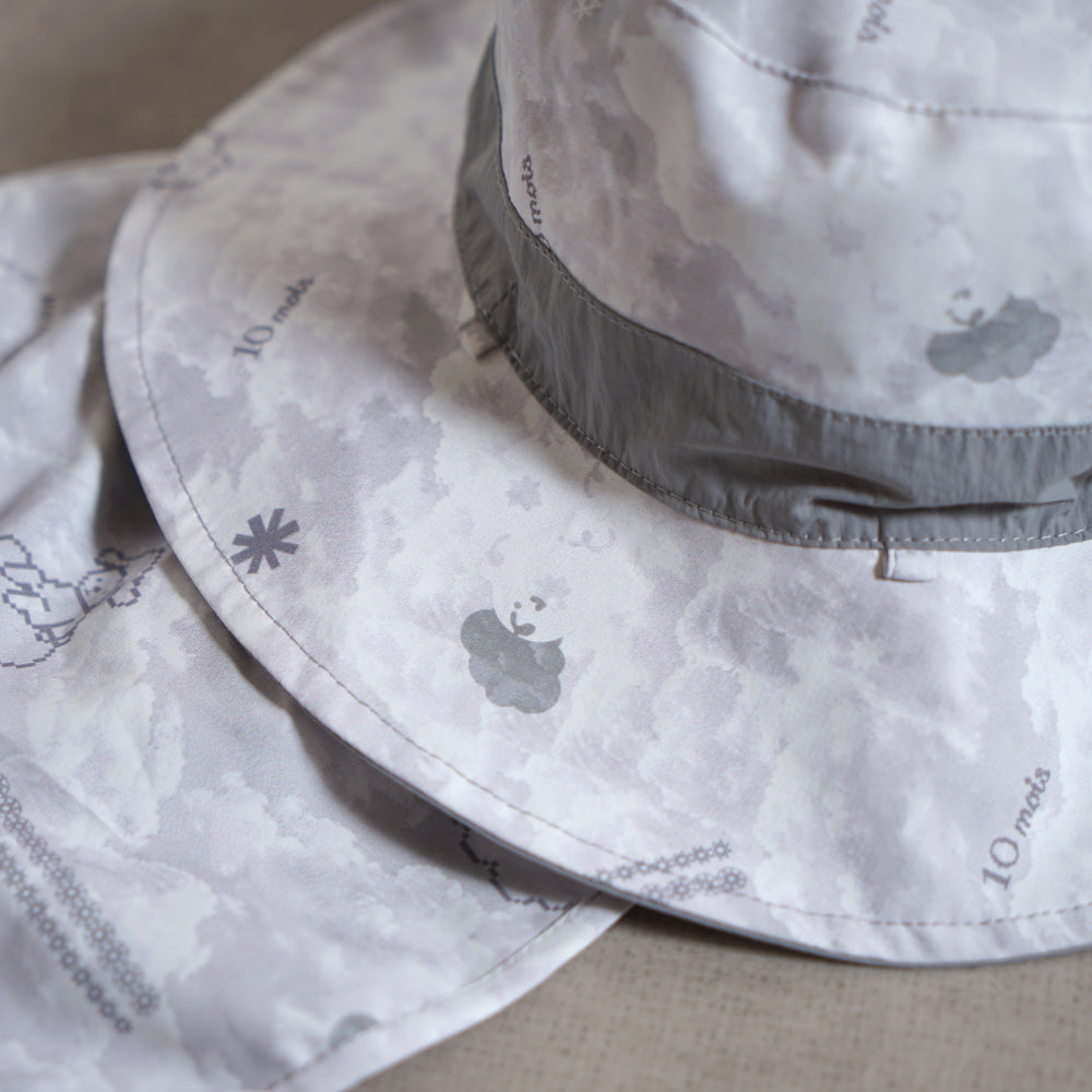 CLOUD MOIS リバーシブルハット cotton cloud(綿雲)