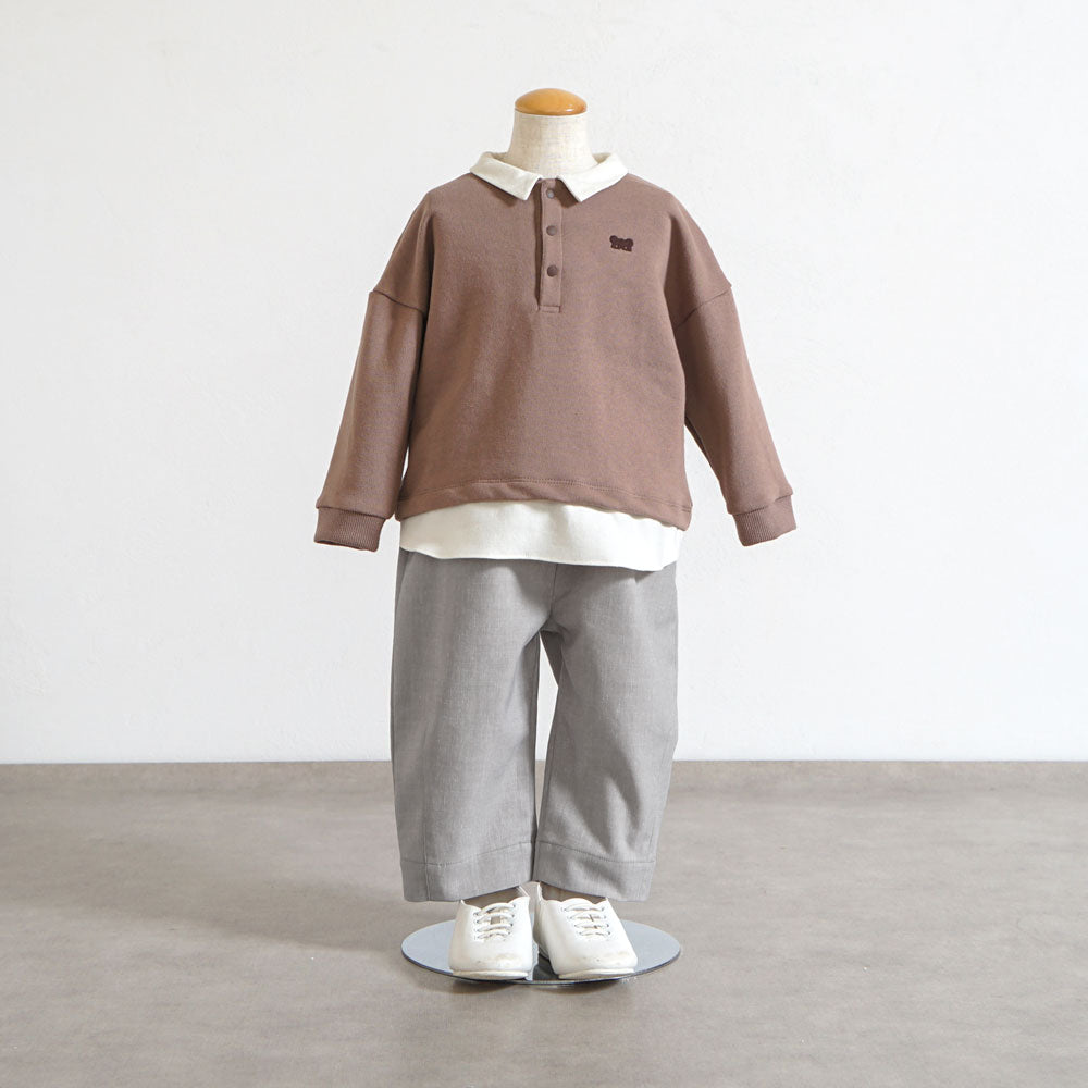 ストレッチコクーンパンツ グレー 80cm 90cm 100cm 110cm