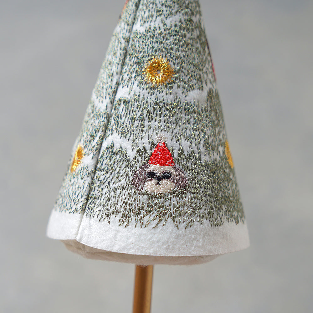 【予約】クリスマス 刺繍スタンドツリー / Matsuo Miyuki クリスマスツリー