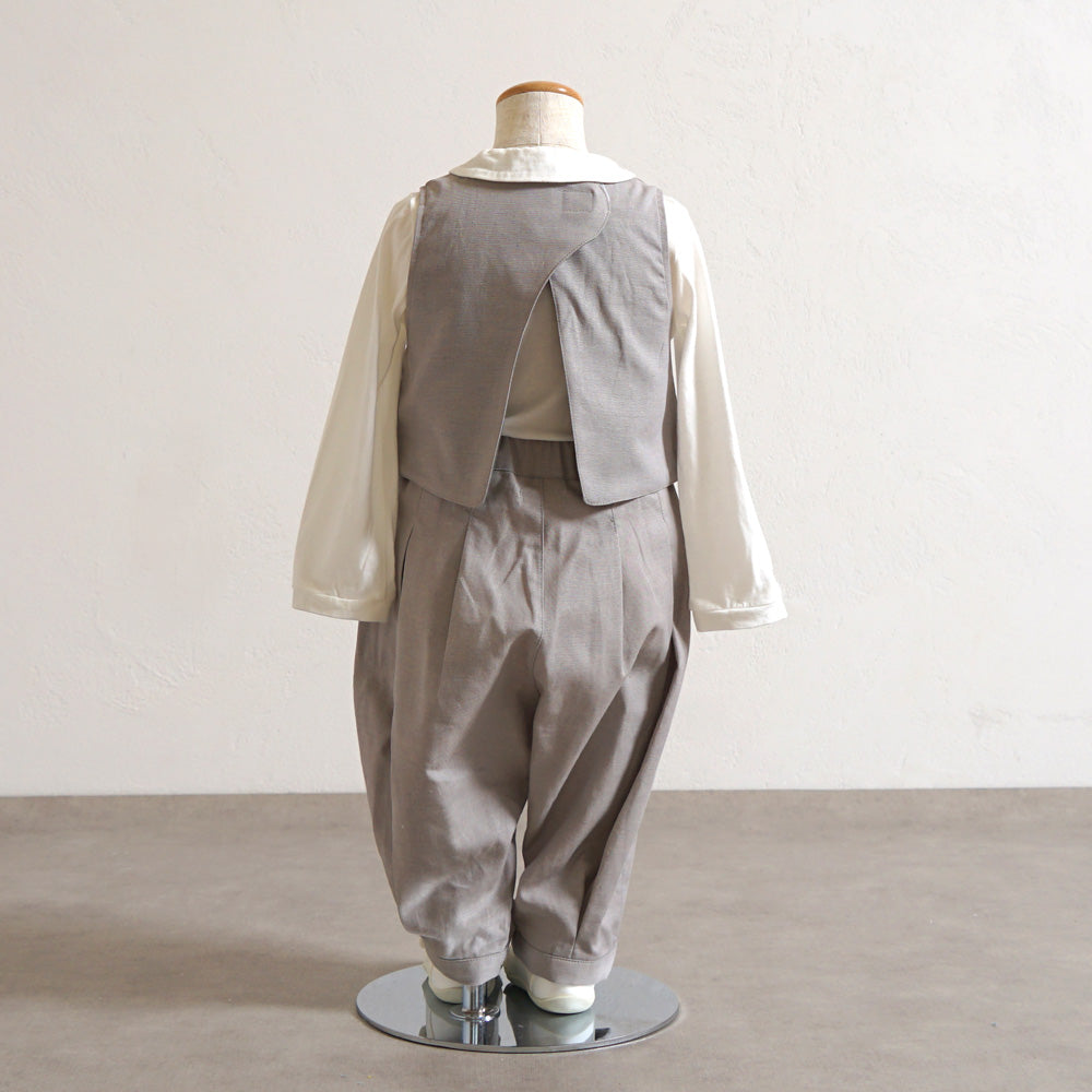 タックバルーンパンツ グレー 80cm