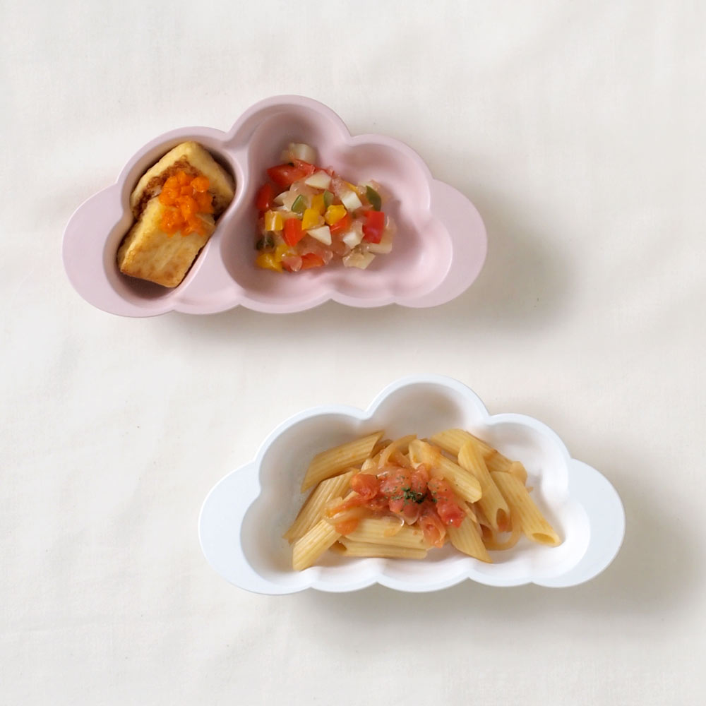 mamamanma(マママンマ)　プレートセット　ピンク/ 離乳食 食器　ベビーサイズ