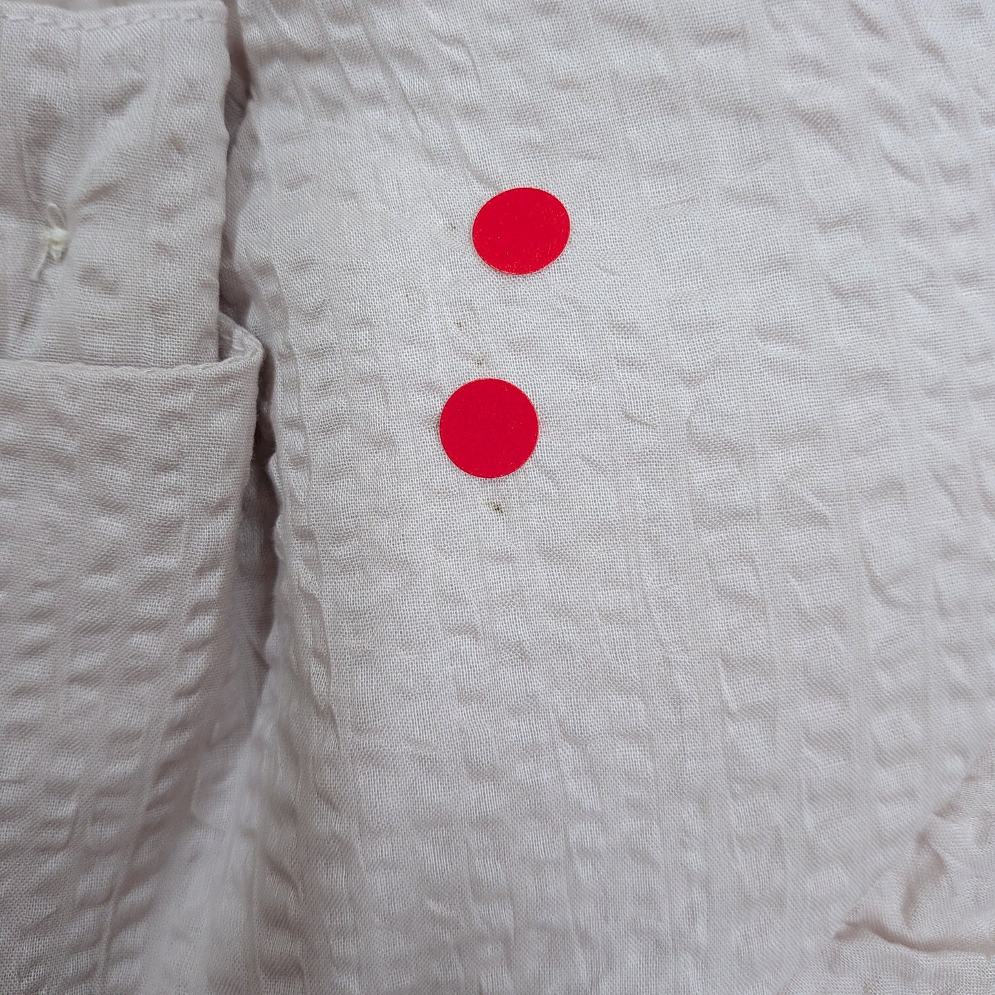 リボン刺繍フリルドレス ペールピンク 100cm  / ギフト包装不可