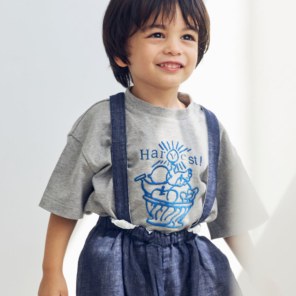HarvestプリントTシャツ キナリ 80・90・100cm