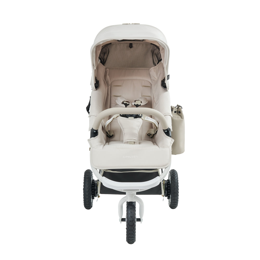 【プレゼント付】ココプレミア フロムバース WHITE ASH / ベビーカー　新生児～４歳頃
