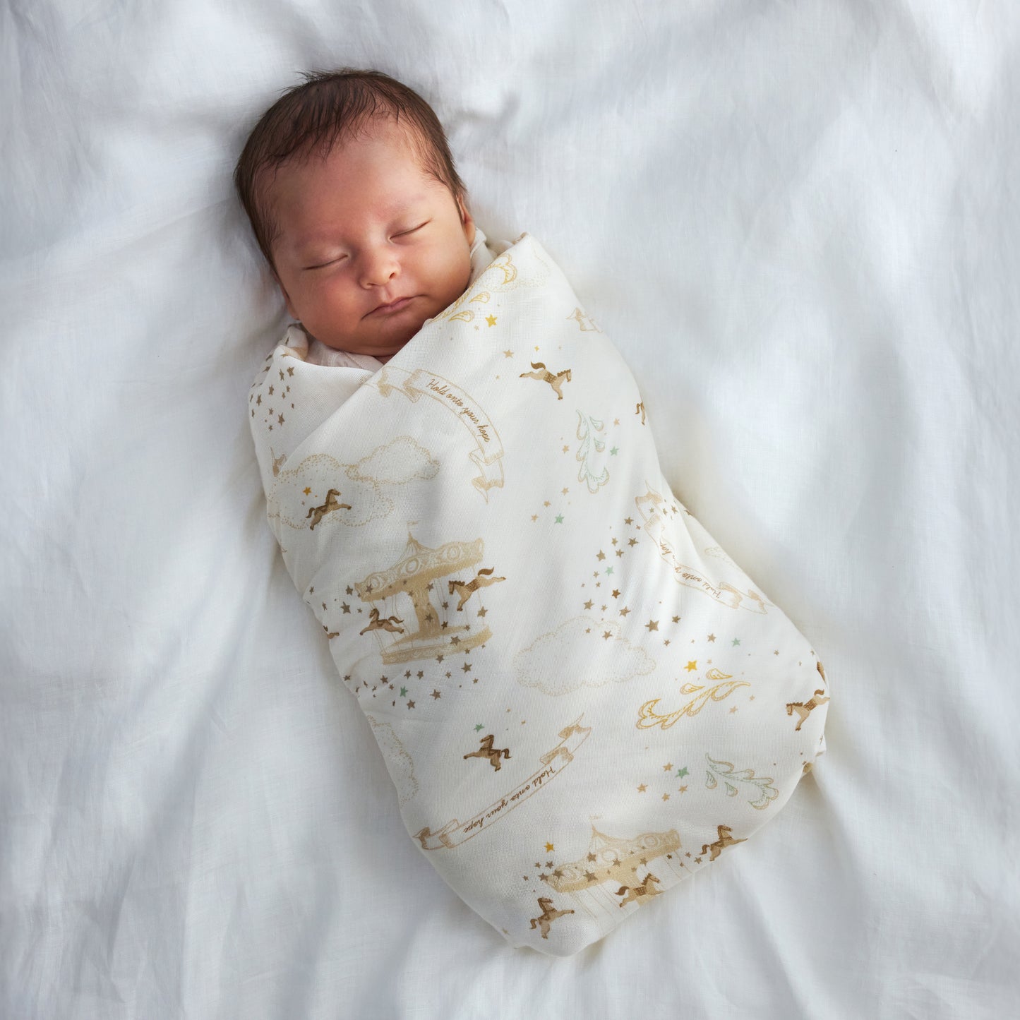12月入荷予定 SWADDLE bamboo(スワドルバンブー)　メリーゴーランド / おくるみ