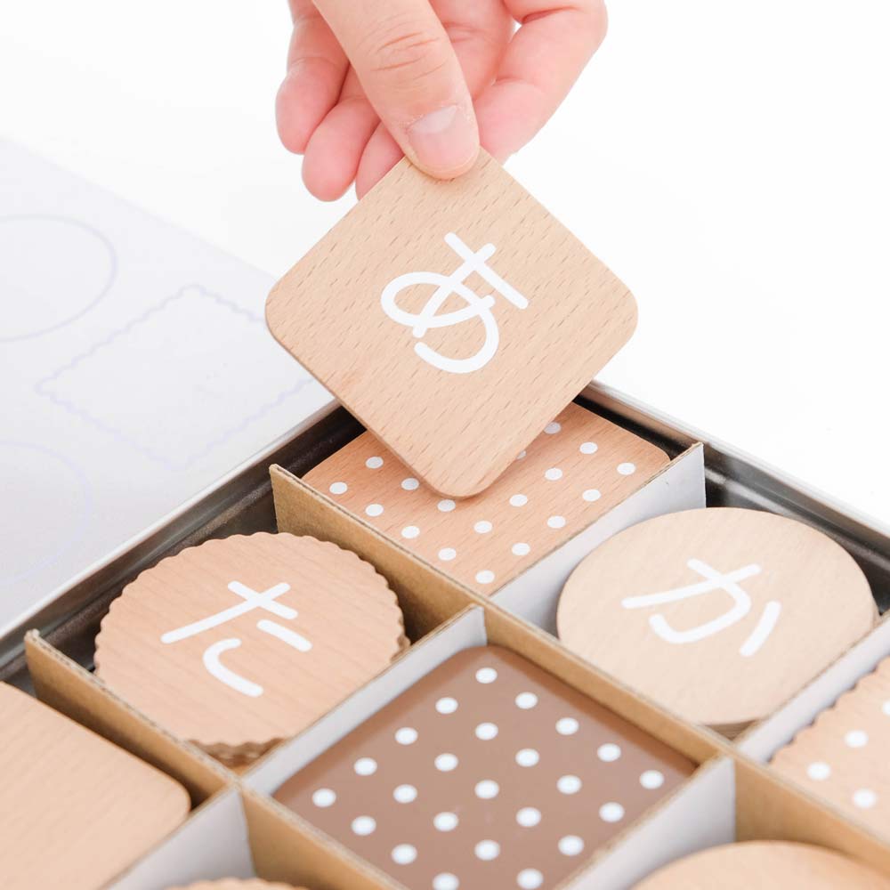 ひらがな Biscuit / 木のおもちゃ　木製玩具★