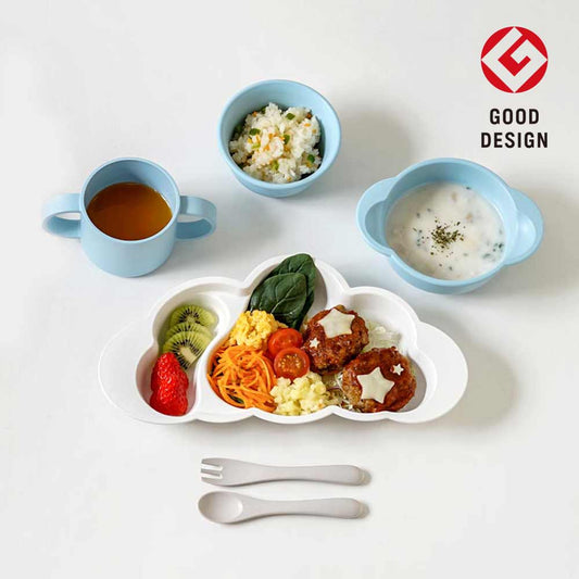 mamamanma　grande(マママンマ　グランデ)セット　ブルー / 離乳食 食器