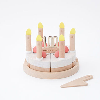 make a wish（木のケーキ）/ おもちゃ　木製玩具★