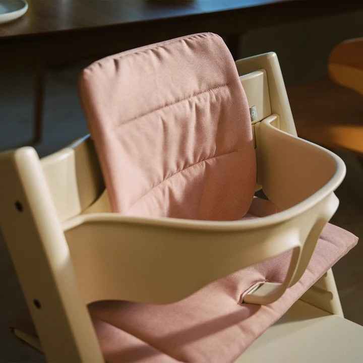 ストッケ トリップ トラップ クッション ヘザーモーヴ（撥水加工あり）