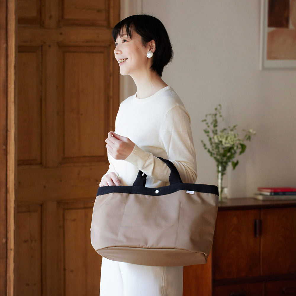 PATTO SATTO TOTE(パッとサッとトート) chotto tall  ミルクティー ◆