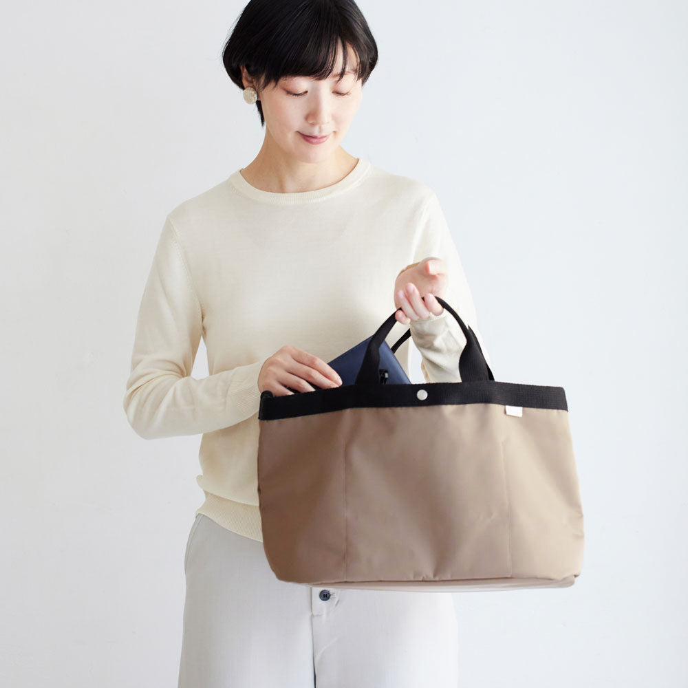 PATTO SATTO TOTE(パッとサッとトート) chotto tall  ミルクティー ◆