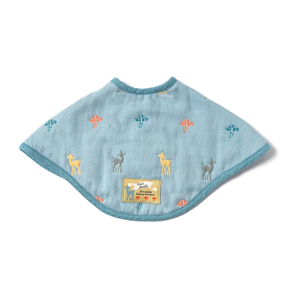 Amelie(アメリ)　ふくふくガーゼ 2wayビブ(2枚セット)  / 名入れ刺繍可