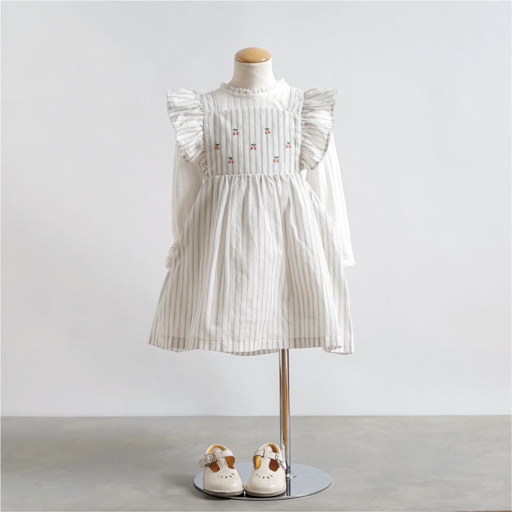 レーシーニットトップス　ホワイト　80cm・90cm・100cm