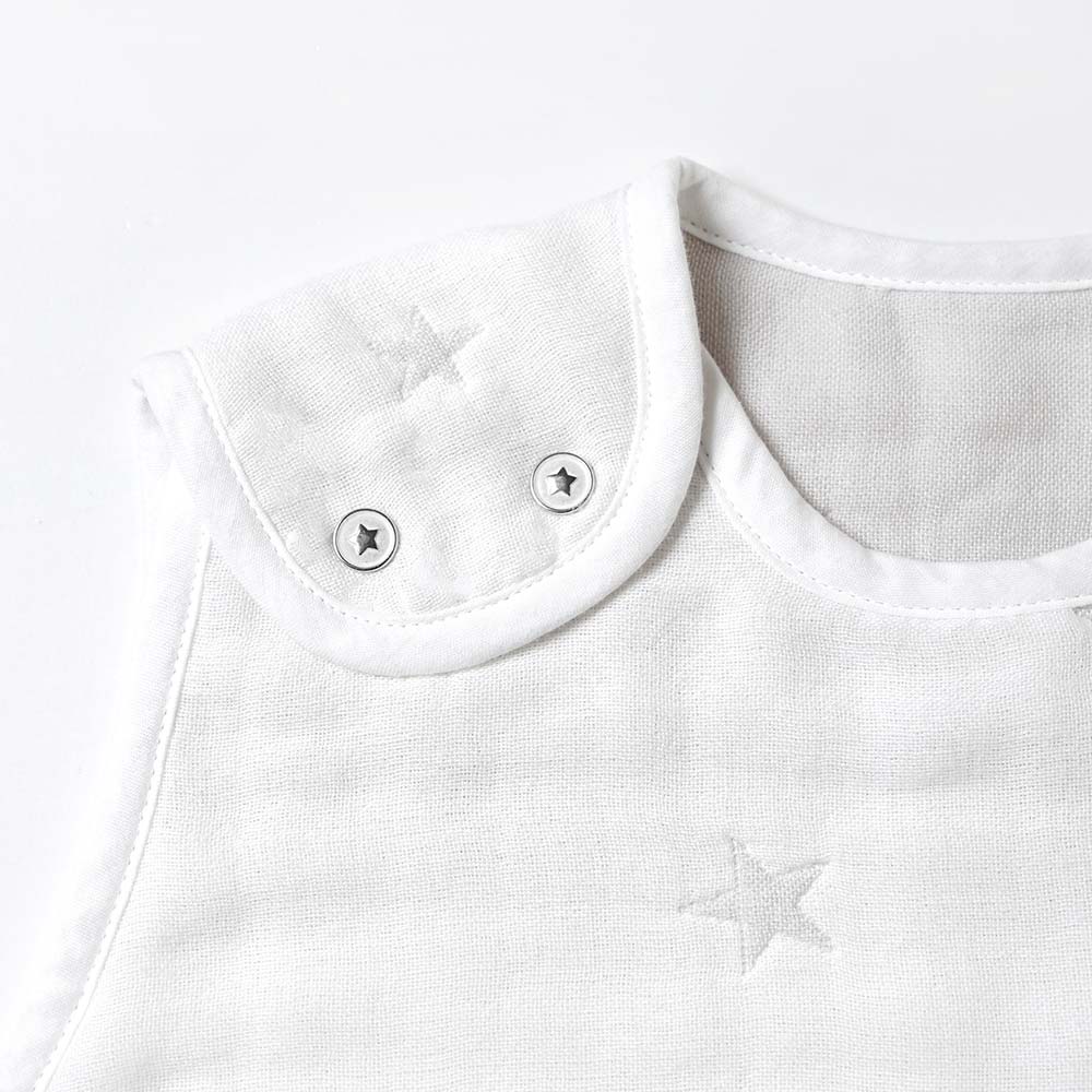 スリーパー・ケット ギフト2点セット  シルバー/  出産祝い / 名入れ刺繍可