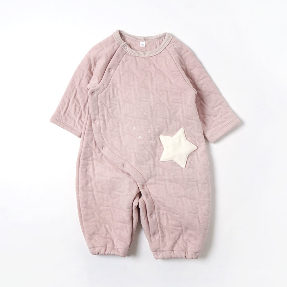 starキルト　2wayドレス　ピンク　50-70cm / ツーウェイオール