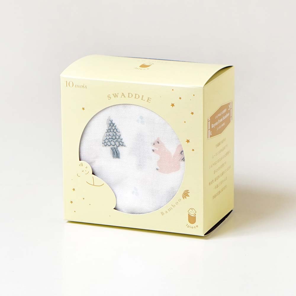SWADDLE bamboo(スワドルバンブー)　リス　おくるみ