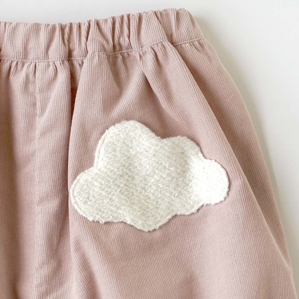 雲ポケットバルーンパンツ　ダスティピンク　70cm～110cm