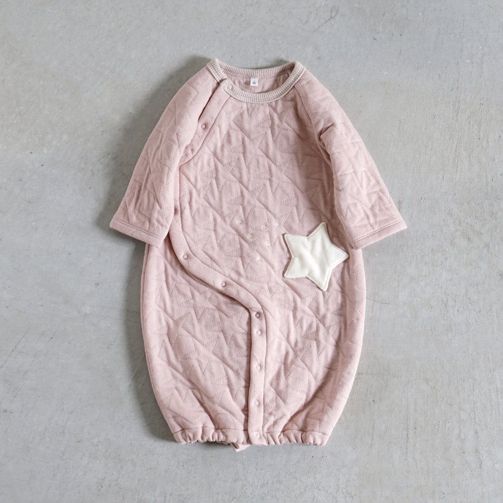 starキルト　2wayドレス　ピンク　50-70cm / ツーウェイオール