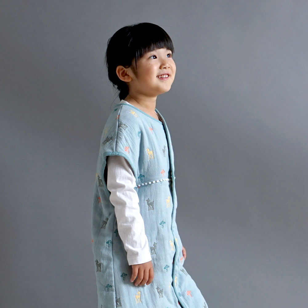 Amelie(アメリ)　ジュニアスリーパー　ふくふくガーゼ(6重ガーゼ)　 / 名入れ刺繍可