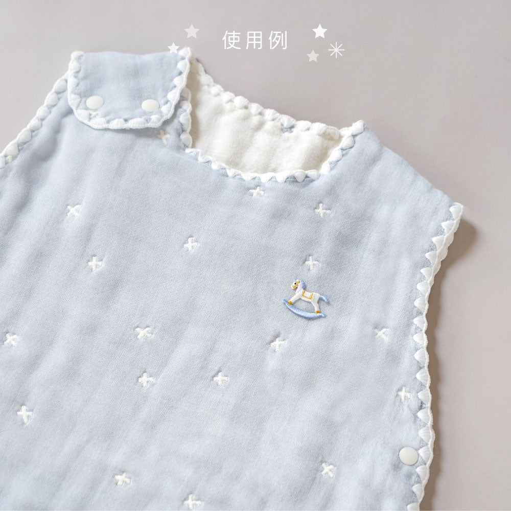 刺繍ワッペン 木馬