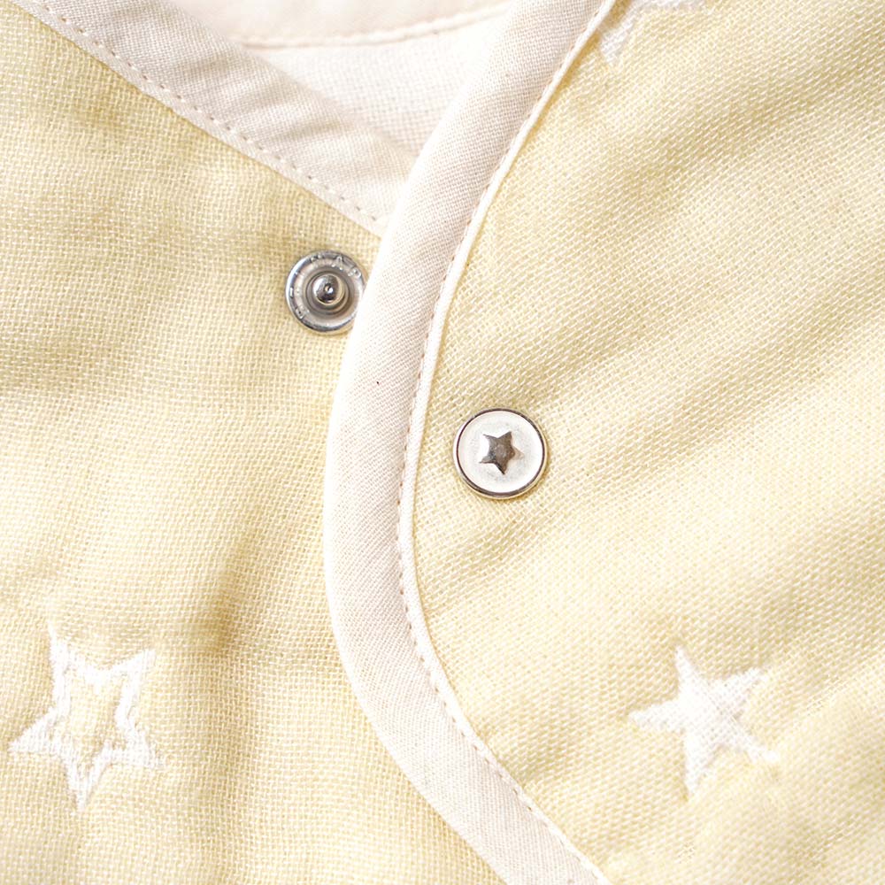 2wayビブ(2枚セット) エクリュ ふくふくガーゼ(6重ガーゼ)   / 名入れ刺繍可