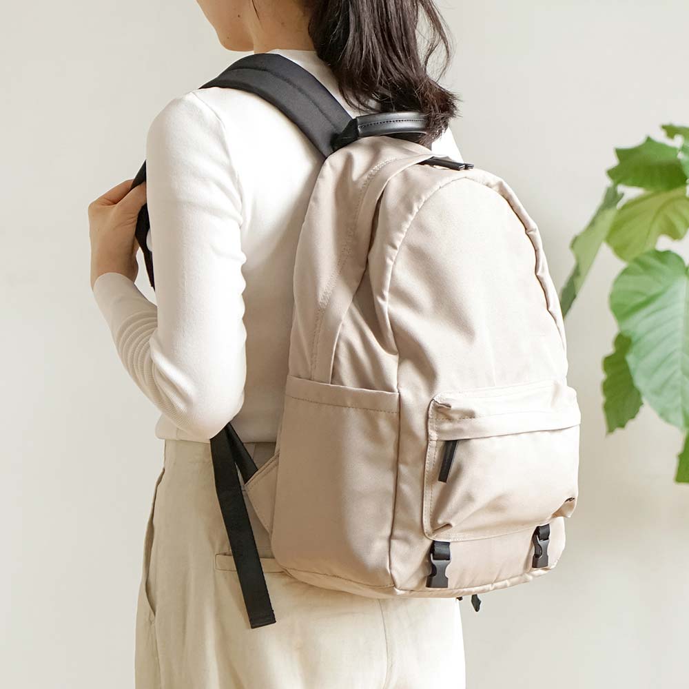 &go(アンドゴー）メッシュハンモック付き　マザーズリュック　ベージュ ◆