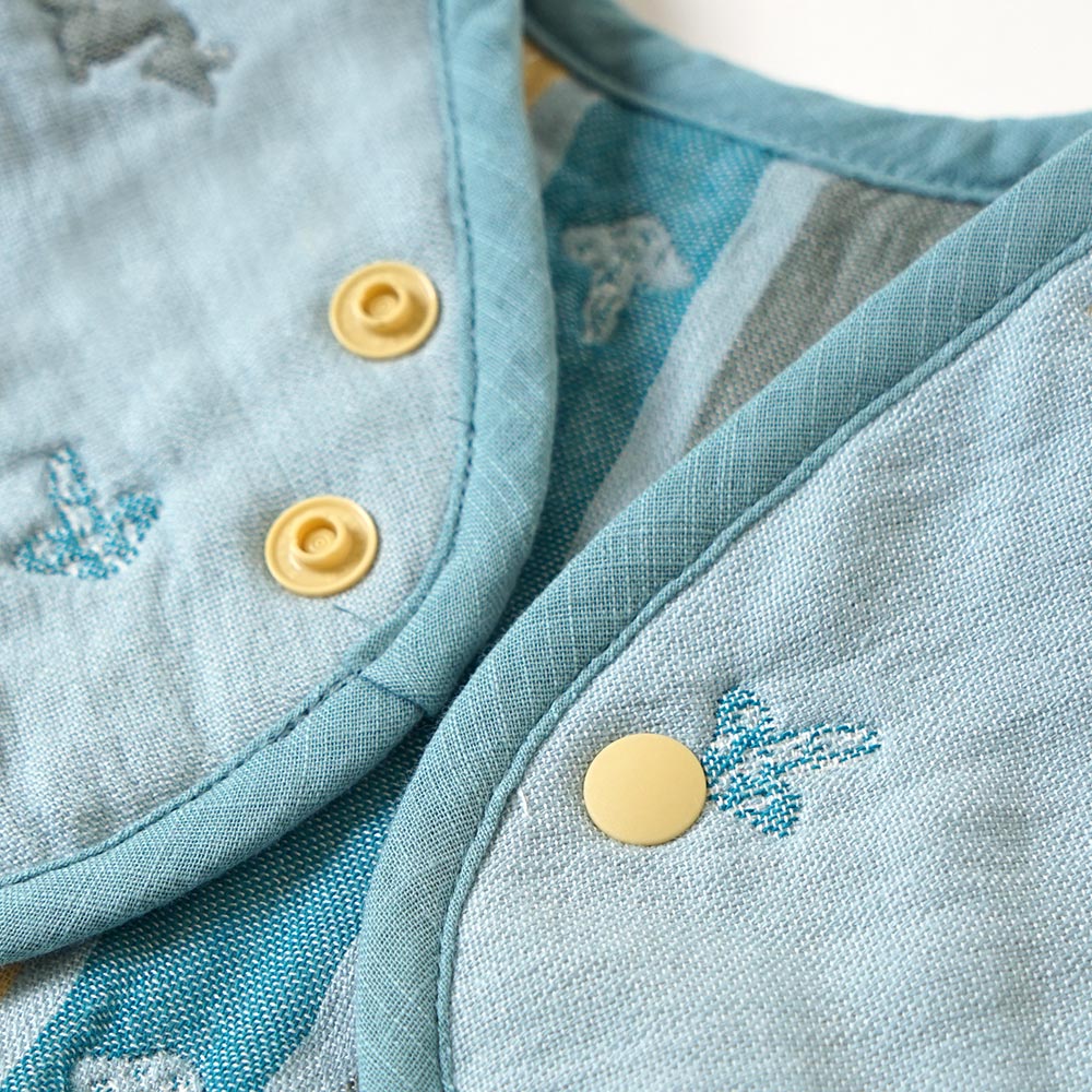 Amelie(アメリ)　ふくふくガーゼ 2wayビブ(2枚セット)  / 名入れ刺繍可