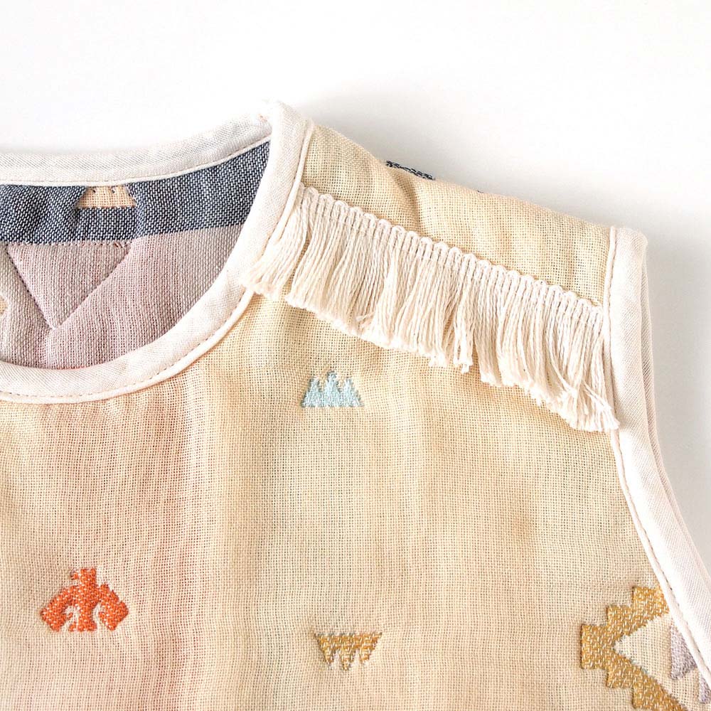 トーテム　スリーパー　ベビーサイズ 　ふくふくガーゼ(6重ガーゼ)　 / 名入れ刺繍可