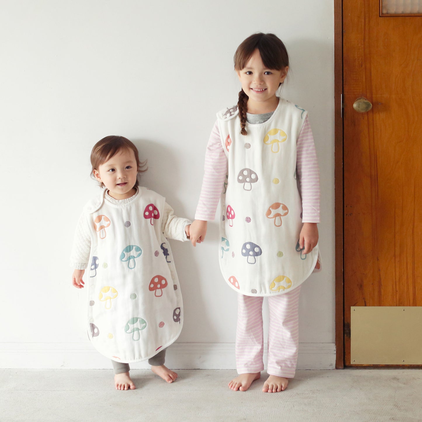シャンピニオン　6重ガーゼ　スリーパー（ベビー） / ギフト包装不可