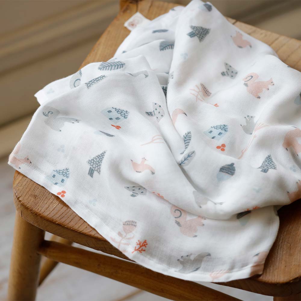 SWADDLE bamboo(スワドルバンブー)　リス　おくるみ
