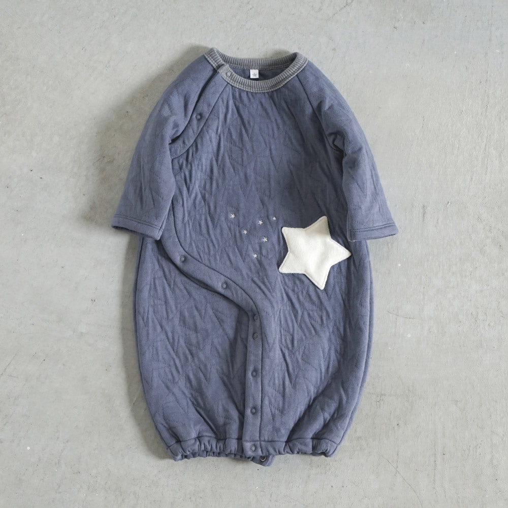 starキルト　2wayドレス　ブルー　50-70cm / ツーウェイオール
