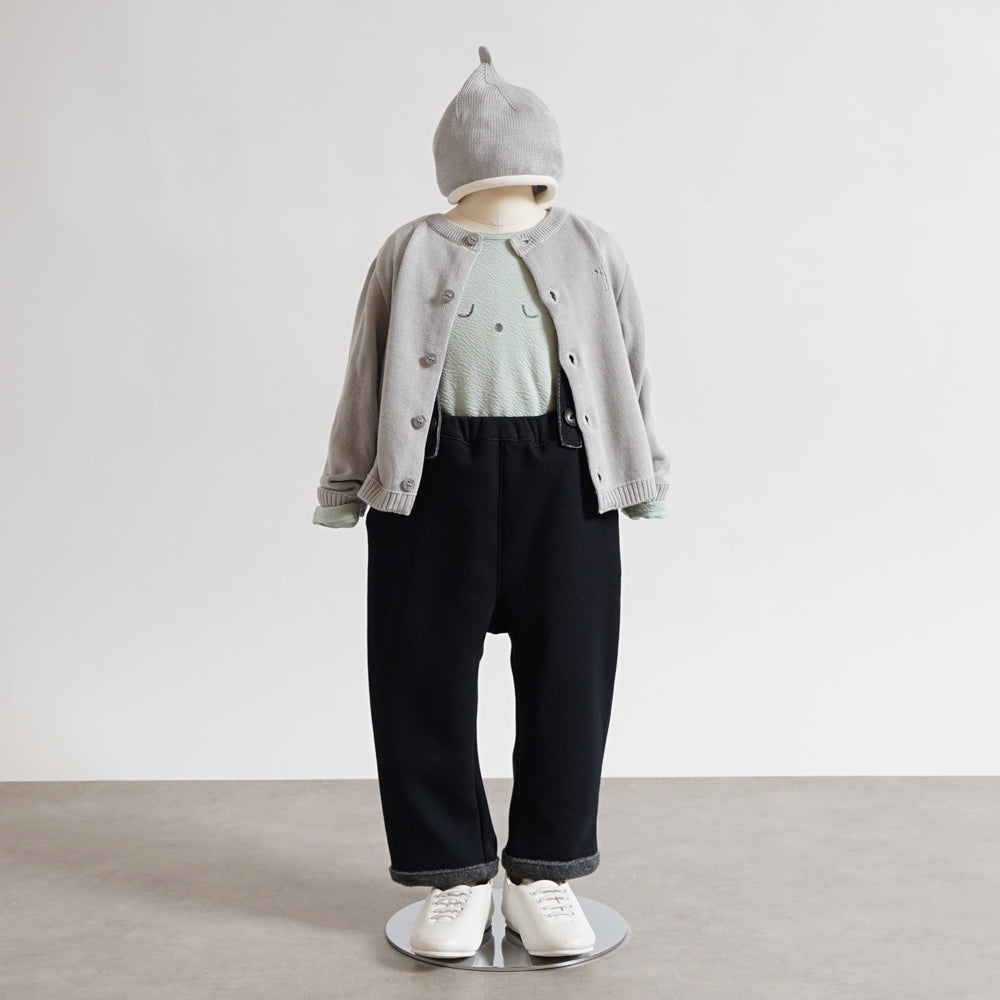 くまさん長袖Tシャツ ミント  80cm・90cm・100cm