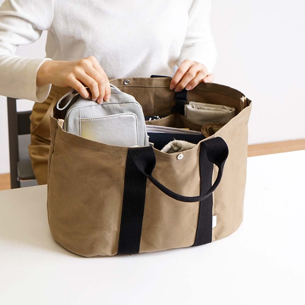 PATTO SATTO TOTE chotto tall(パッとサッとトート)　ベージュ　◆