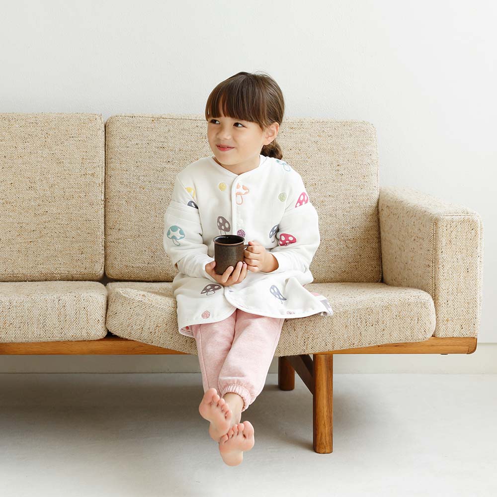 グレー　6wayスリーパー　ふくふくガーゼ(6重ガーゼ)/ ギフト包装不可