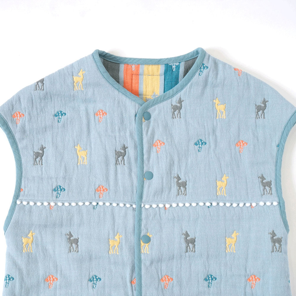 Amelie(アメリ)　ジュニアスリーパー　ふくふくガーゼ(6重ガーゼ)　 / 名入れ刺繍可