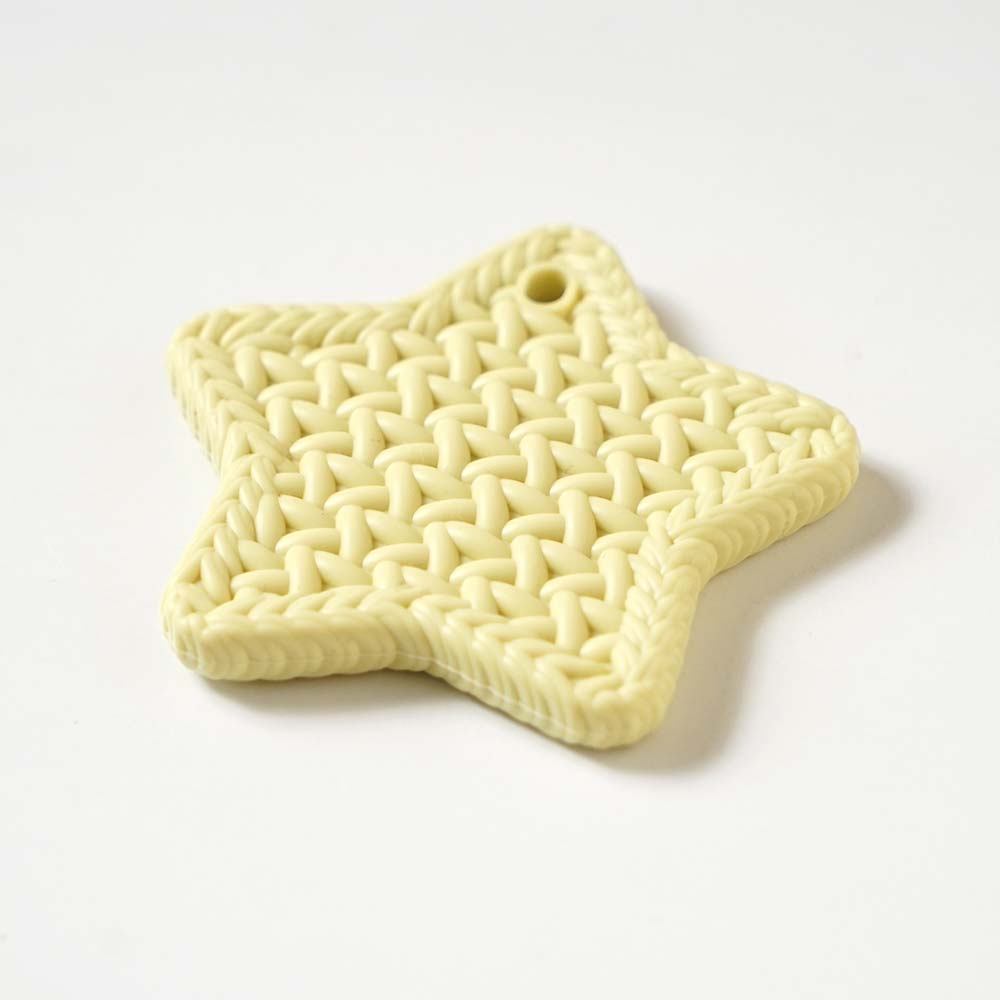 2wayビブ・歯がため　ギフトセット　イエロー  / 出産祝い　名入れ刺繍可