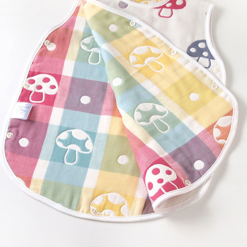 帆布BAGギフト　シャンピニオンガーゼセット / 出産祝い / 名入れ刺繍可